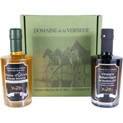 Coffret Eco 1 Huile -1 Vinaigre - 2 bouteilles de 200ml