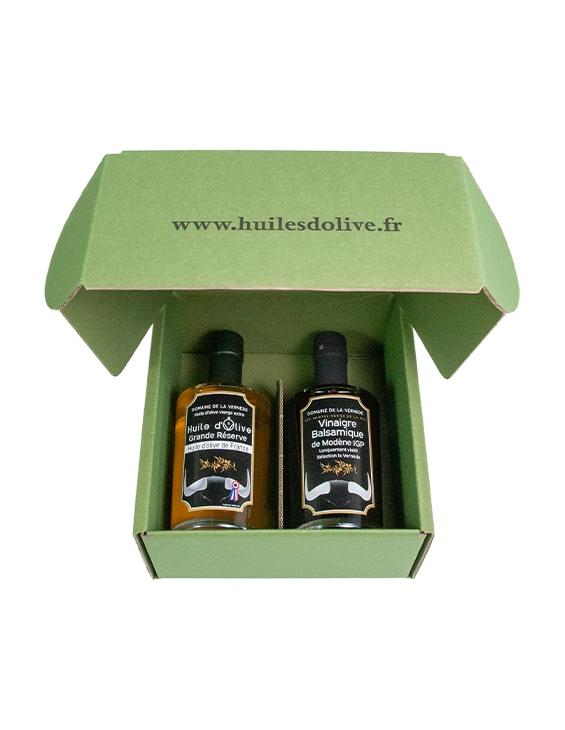 Set De 2 Bouteilles de Vinaigre & Huile - Transparent