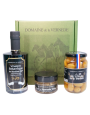 Coffret Trio 1 Vinaigre Balsamique -1 Olive Nature - 1 Tapenade Amande