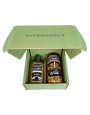 Coffret Trio 1 bouteille Huile de 350ml + 1 Pot Olives Nature + 1 Pot Tapenade Amandes