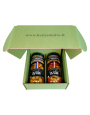 Coffret 2 Olives Nature + Piment - 2 Spécialités de Tapenade Vertes Amandes et Tomate