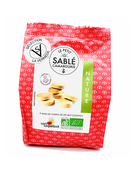 Sablés bio nature 180gr