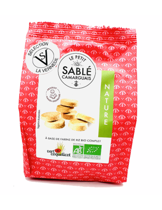 Sablés bio nature 180gr