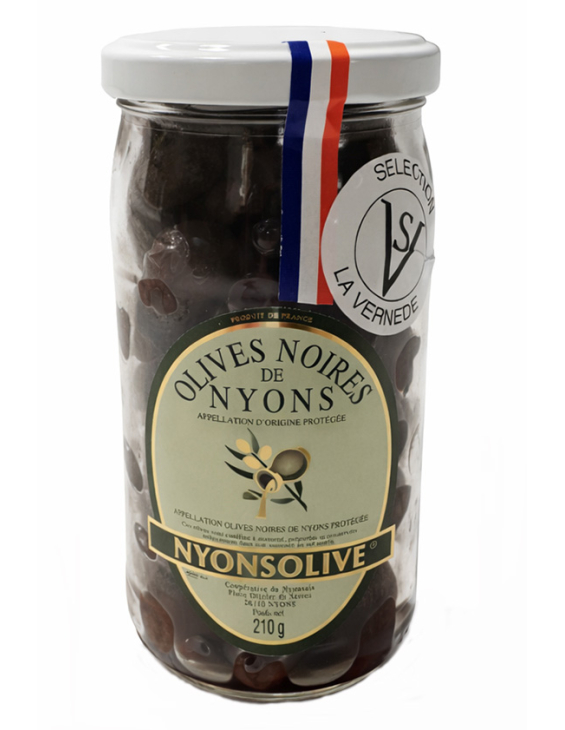 Olives noires de Nyons Pot 210gr