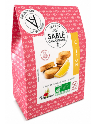 Sablés bio citron 180gr