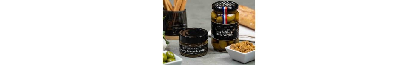 Huile d'olive en Apéritif : Olives de Bouche de haute Gastronomie et Spécialités de Tapenade