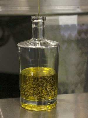 Les produits, bouteille huile d'olive