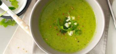 VELOUTÉ COURGETTE ET ROQUETTE